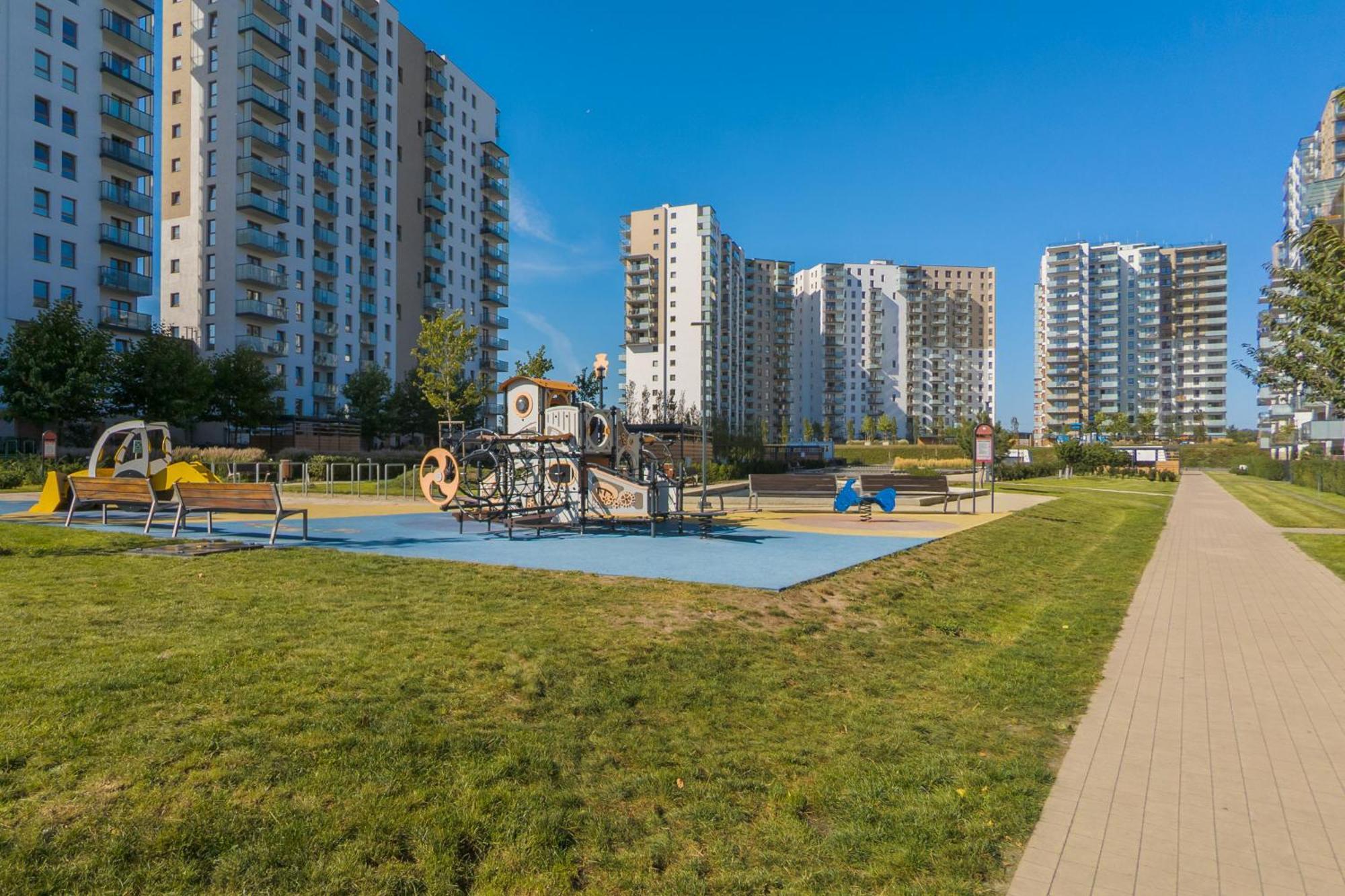 Starowiejska Apartment With Balcony Next To Arena Gdansk Stadium By Noclegi Renters Exterior photo