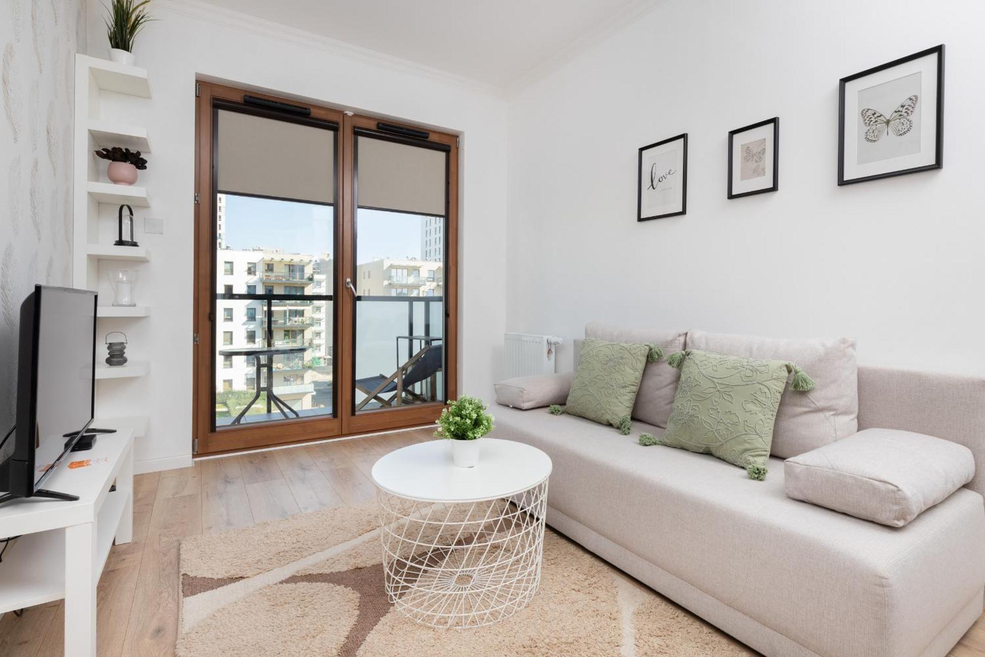 Starowiejska Apartment With Balcony Next To Arena Gdansk Stadium By Noclegi Renters Exterior photo